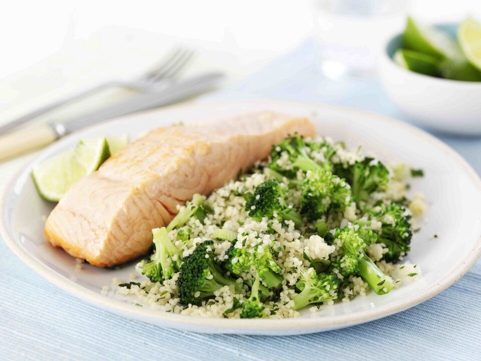 Menú de dieta